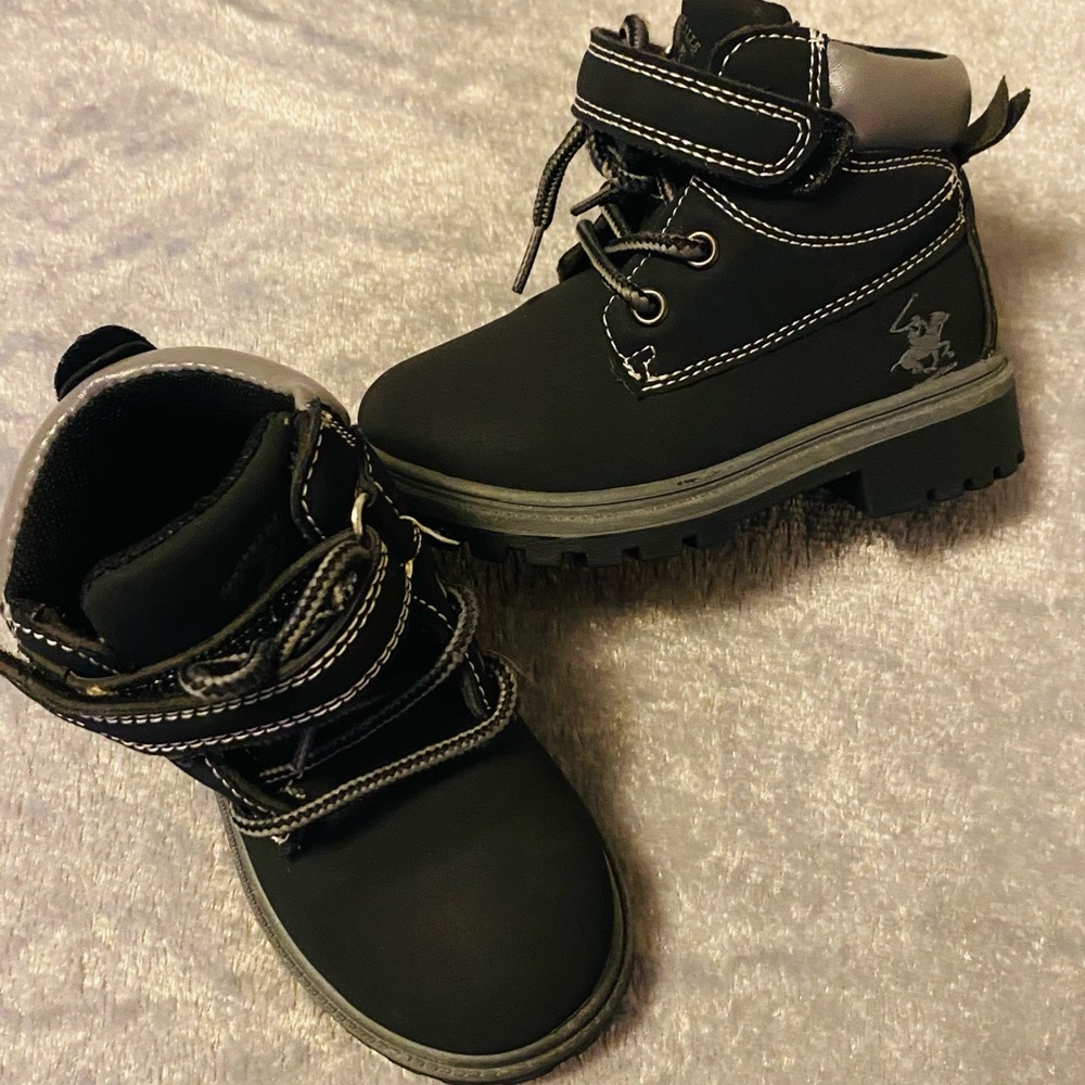 Beverly Hills Polo Club Unisex Girls' and Boys' Fashion Classic Combat High-Top